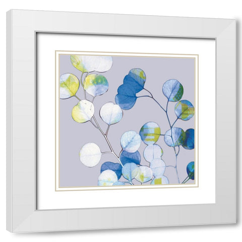 Modern Branch I White Modern Wood Framed Art Print with Double Matting by Mountain, Ricki