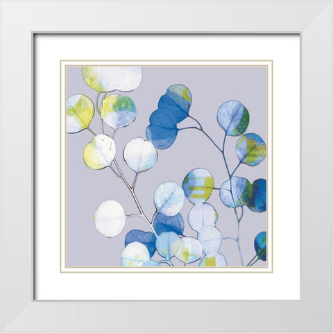 Modern Branch I White Modern Wood Framed Art Print with Double Matting by Mountain, Ricki