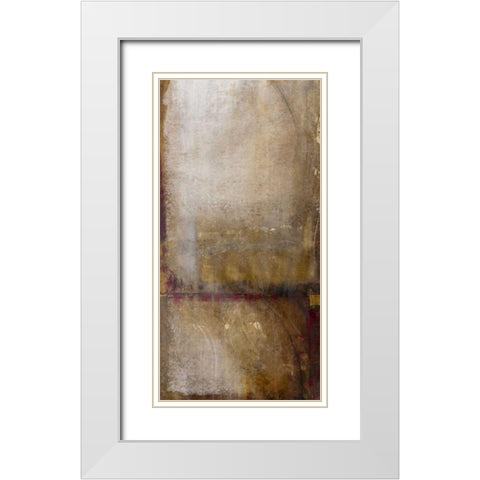 Steel White Modern Wood Framed Art Print with Double Matting by OToole, Tim