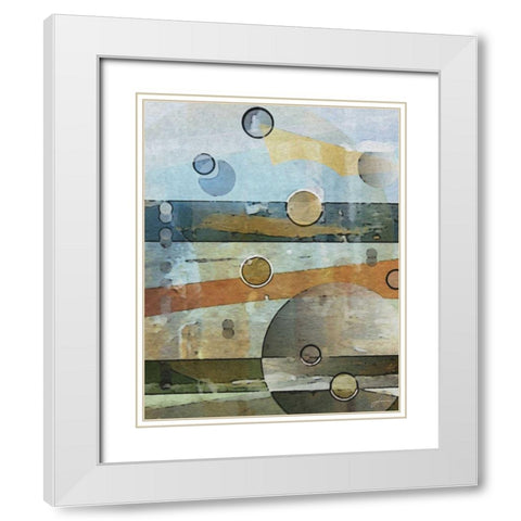 Thru the Atmosphere I White Modern Wood Framed Art Print with Double Matting by Burghardt, James