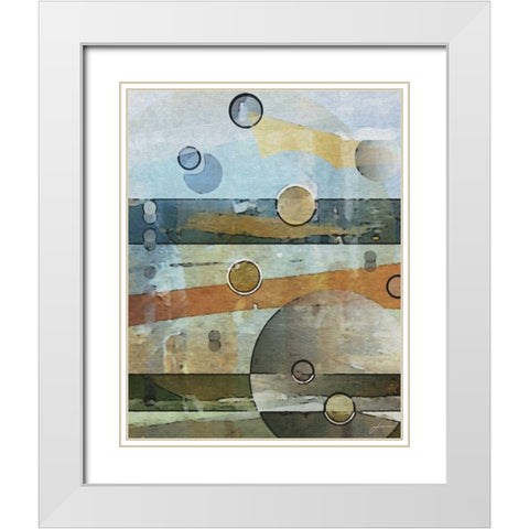 Thru the Atmosphere I White Modern Wood Framed Art Print with Double Matting by Burghardt, James