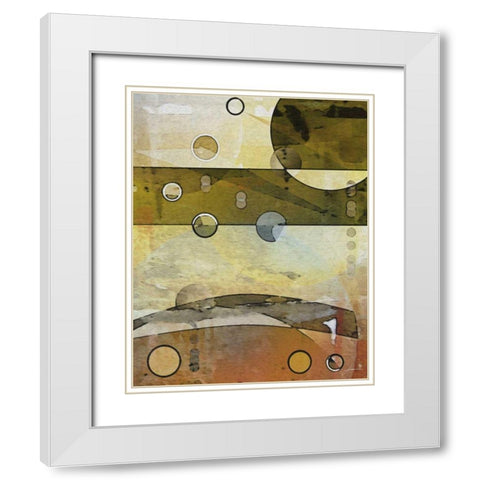Thru the Atmosphere II White Modern Wood Framed Art Print with Double Matting by Burghardt, James