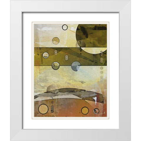 Thru the Atmosphere II White Modern Wood Framed Art Print with Double Matting by Burghardt, James