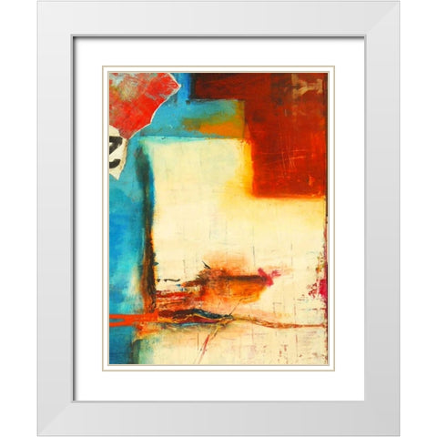 Fragile IV White Modern Wood Framed Art Print with Double Matting by Ashley, Erin