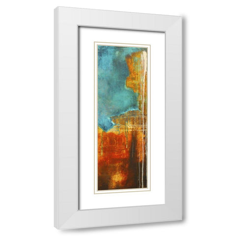 Emeralds Cave I White Modern Wood Framed Art Print with Double Matting by Ashley, Erin