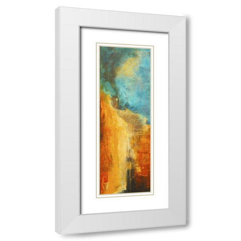 Emeralds Cave II White Modern Wood Framed Art Print with Double Matting by Ashley, Erin