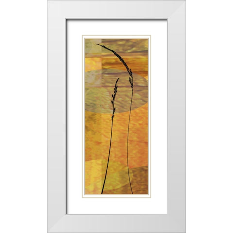 Sunset Duet II White Modern Wood Framed Art Print with Double Matting by Burghardt, James