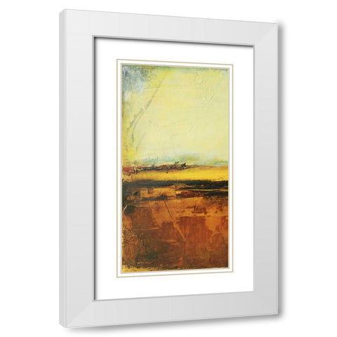 Noon I White Modern Wood Framed Art Print with Double Matting by Ashley, Erin