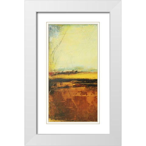 Noon I White Modern Wood Framed Art Print with Double Matting by Ashley, Erin