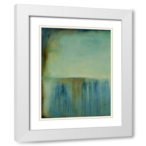 Whispering Souls I White Modern Wood Framed Art Print with Double Matting by Ashley, Erin