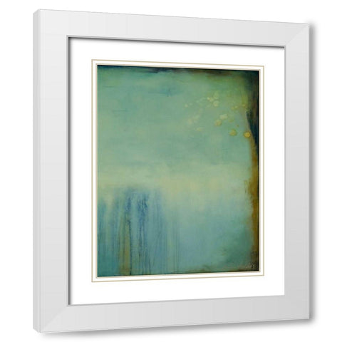 Whispering Souls II White Modern Wood Framed Art Print with Double Matting by Ashley, Erin
