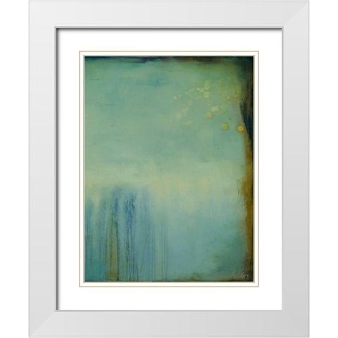 Whispering Souls II White Modern Wood Framed Art Print with Double Matting by Ashley, Erin
