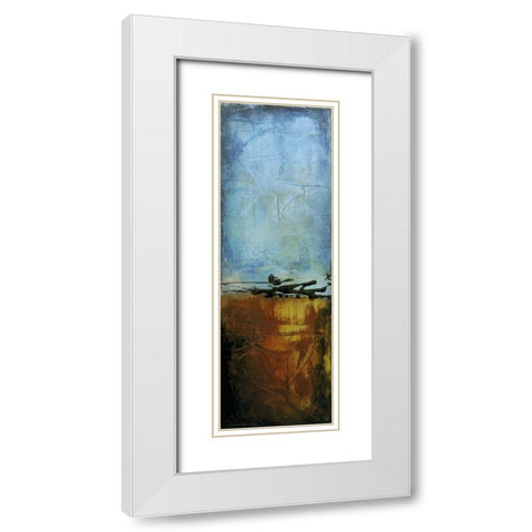 West Side Affair II White Modern Wood Framed Art Print with Double Matting by Ashley, Erin