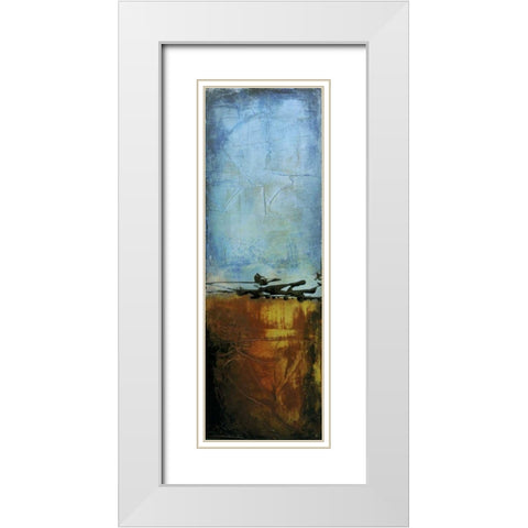 West Side Affair II White Modern Wood Framed Art Print with Double Matting by Ashley, Erin