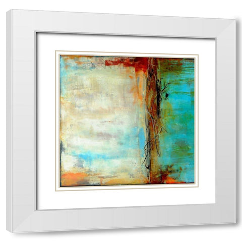 Urban East II White Modern Wood Framed Art Print with Double Matting by Ashley, Erin