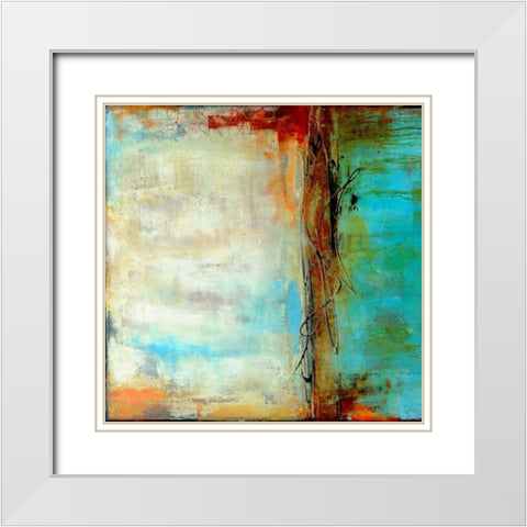 Urban East II White Modern Wood Framed Art Print with Double Matting by Ashley, Erin