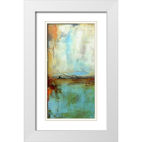 Urban East IV White Modern Wood Framed Art Print with Double Matting by Ashley, Erin