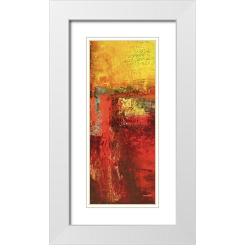 Inner Circle III White Modern Wood Framed Art Print with Double Matting by Ashley, Erin