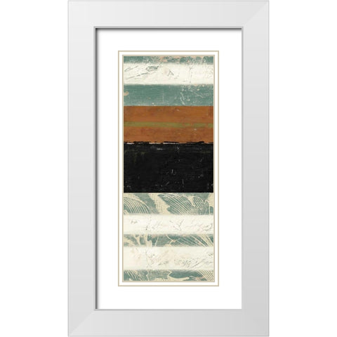 Acanthus Abstraction I White Modern Wood Framed Art Print with Double Matting by Goldberger, Jennifer