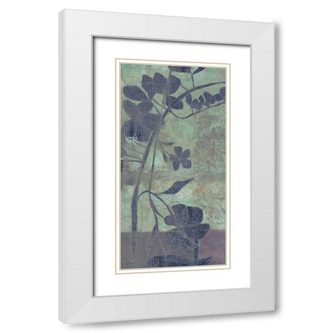 Forgotten Whimsy II White Modern Wood Framed Art Print with Double Matting by Goldberger, Jennifer