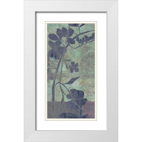 Forgotten Whimsy II White Modern Wood Framed Art Print with Double Matting by Goldberger, Jennifer