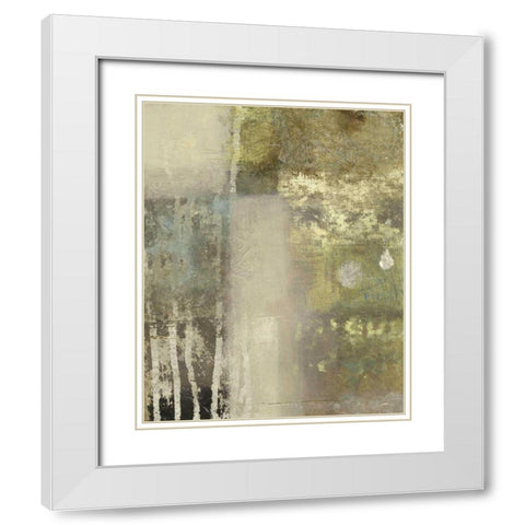 Onyx Forgets II White Modern Wood Framed Art Print with Double Matting by Vision Studio