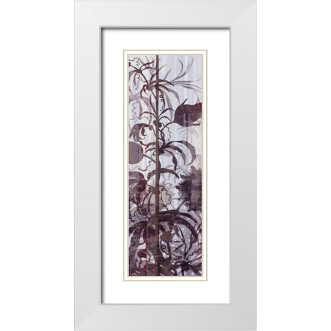 Climbers I White Modern Wood Framed Art Print with Double Matting by Burghardt, James