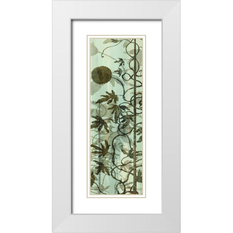 Climbers IV White Modern Wood Framed Art Print with Double Matting by Burghardt, James