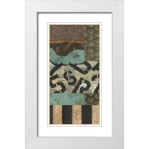 Urban Mix II White Modern Wood Framed Art Print with Double Matting by Higby, Jason