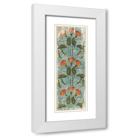 Club Nouveau III White Modern Wood Framed Art Print with Double Matting by Higby, Jason