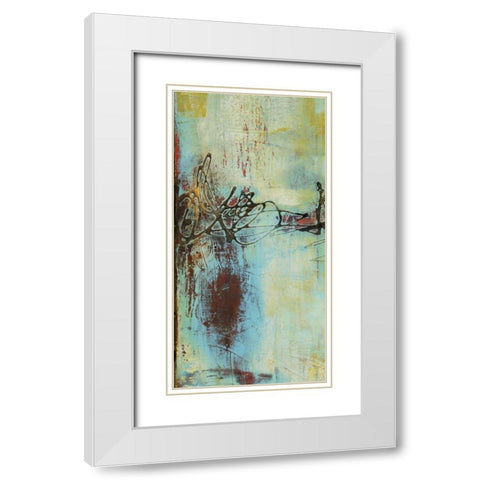 Gin House Blues I White Modern Wood Framed Art Print with Double Matting by Ashley, Erin