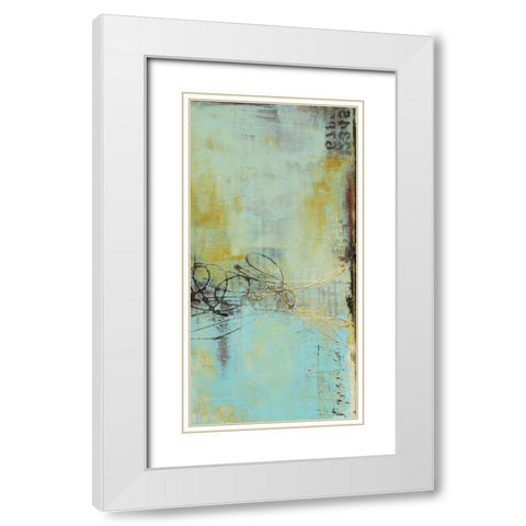 Gin House Blues II White Modern Wood Framed Art Print with Double Matting by Ashley, Erin