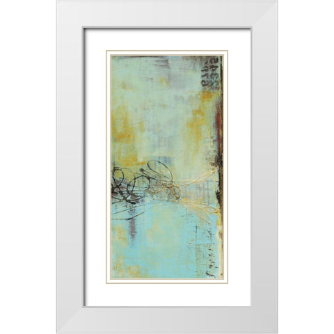 Gin House Blues II White Modern Wood Framed Art Print with Double Matting by Ashley, Erin