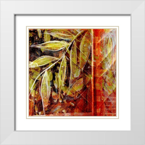 Fillmore I White Modern Wood Framed Art Print with Double Matting by Harrington, Danielle