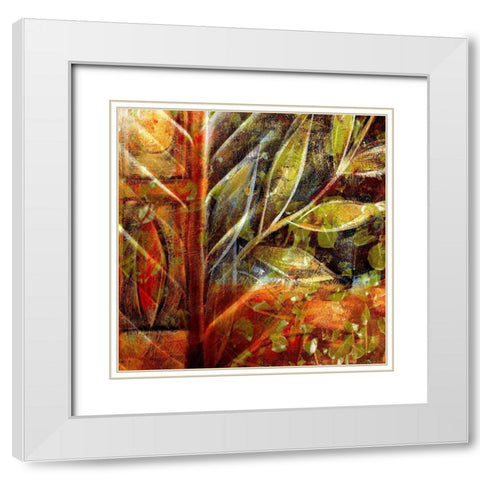 Fillmore II White Modern Wood Framed Art Print with Double Matting by Harrington, Danielle