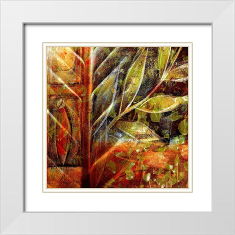 Fillmore II White Modern Wood Framed Art Print with Double Matting by Harrington, Danielle
