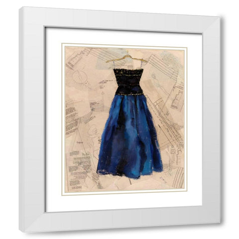 Fashion Designed I White Modern Wood Framed Art Print with Double Matting by Copeman, Pamela
