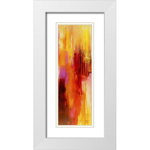 Sweet Karma I White Modern Wood Framed Art Print with Double Matting by Ashley, Erin