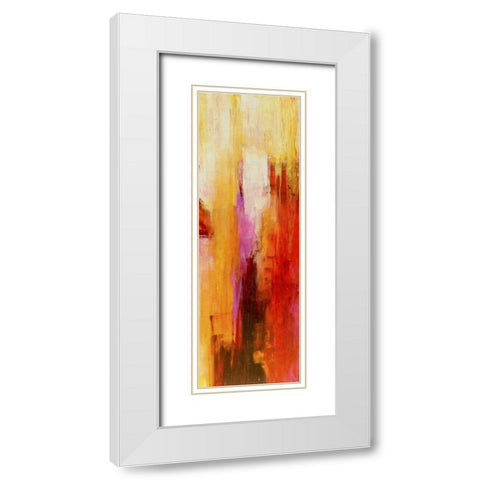 Sweet Karma II White Modern Wood Framed Art Print with Double Matting by Ashley, Erin