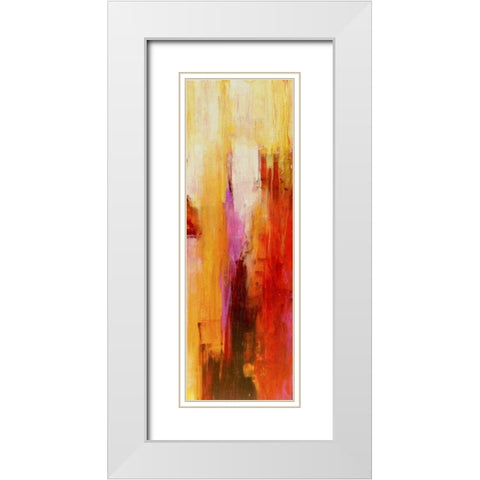 Sweet Karma II White Modern Wood Framed Art Print with Double Matting by Ashley, Erin