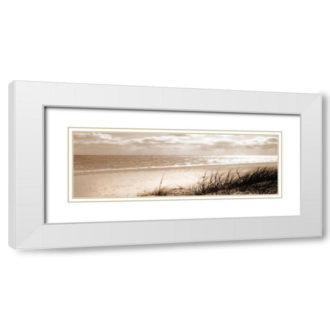 Ozone White Modern Wood Framed Art Print with Double Matting by Bay, Noah