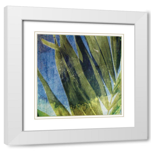 Tropical Memory I White Modern Wood Framed Art Print with Double Matting by Robinson, Emily