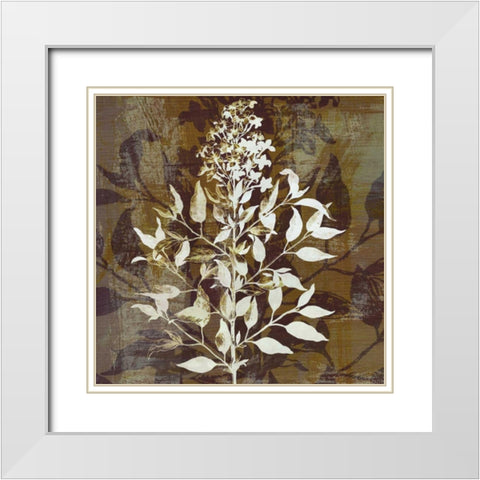 Prairie Mix I White Modern Wood Framed Art Print with Double Matting by Butler, John