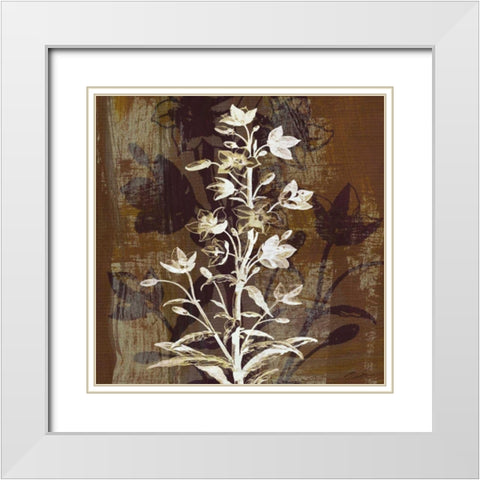 Prairie Mix V White Modern Wood Framed Art Print with Double Matting by Butler, John