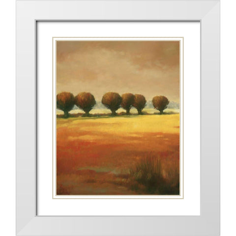 Pollard Willow I White Modern Wood Framed Art Print with Double Matting by Reynolds, Graham
