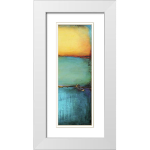 Emeralds Bay II White Modern Wood Framed Art Print with Double Matting by Ashley, Erin