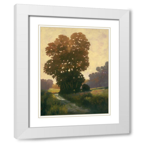 Summertime II White Modern Wood Framed Art Print with Double Matting by Reynolds, Graham