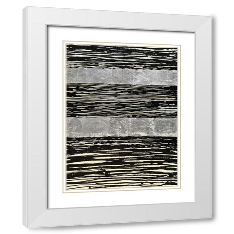 Shine a Light I White Modern Wood Framed Art Print with Double Matting by Avondet, Natalie
