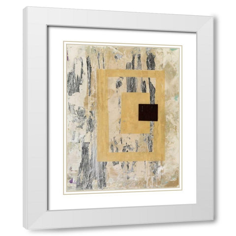 Nickels and Dimes I White Modern Wood Framed Art Print with Double Matting by Avondet, Natalie