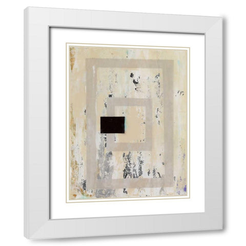 Nickels and Dimes II White Modern Wood Framed Art Print with Double Matting by Avondet, Natalie